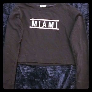 Miami crop top sweater